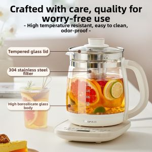 Bear | Bear Health Pot Electric Glass Water Kettle Multifunctional Home Use Tea Brewing One Piece Heating YSH-C18Z5 from China