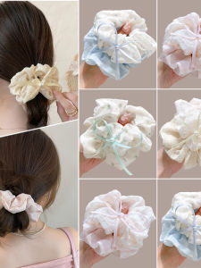 Dotted Bow Fresh Sweet Girl Hair Circle