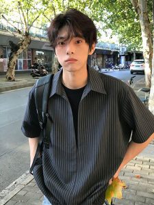 ZHUOCAN | Two-in-One Stripe Casual Cleanfit Summer Shirt