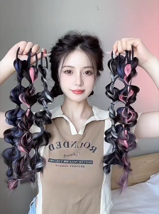 🔥 Tóc Giả Thắt Bím Gảy Light 2 Bên C13 – Tóc Giả Thời Trang Nữ Cột Nửa Đầu – Gắn Nhanh Dễ Phối Mềm Mại Như Tóc Thật!