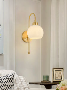TANGLUN | Cream French Style Luxury Wall Light Full Copper