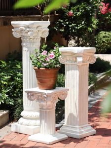 European-Style Roman Column Decorative Ornaments House Garden Courtyard Wedding Balcony Retro Outdoor Photography Props Base