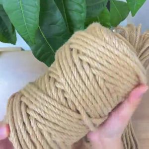 เชือกป่าน เชือกมะนิลา เชือกแมว ทำคอนโดแมว ที่ลับเล็บแมว เชือกกระสอบ ขนาด 6 มิล