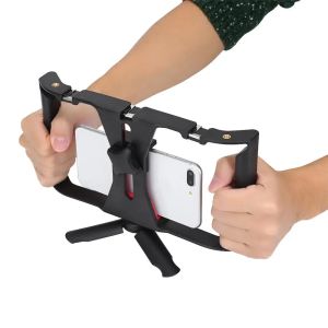 Video Camera Cage Stabilizer Film Making Rig For Smart Phone Video Rig Mobile Phone Hand Grip Bracket Holder Stabilizer