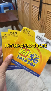 TNT 5G Ready SIM Card Prepaid LTE Tri-Cut Fresh Brand New Sealed Sim with Free 3GB for all sites available wholesale retail.