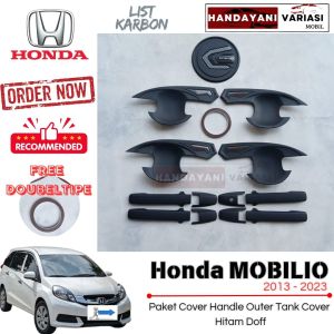 Paket Cover Handle Outer Pintu Tank Cover Honda Mobilio 2013 2023 Hitam