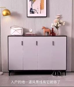 ตู้รองเท้า ชั้นวางรองเท้ สีเขียว สไตล์มินิมอล ตู้เก็บของอเนกประสงค์กันฝุ่น มีขาตั้ง กันน้ำ ประหยัดพื้นที่ ตู้เก็บรองเท้า ตู้เก็บของ - Lazada