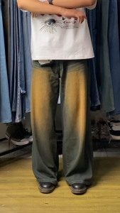 JINISO Oversize Baggy Loose Jeans Pria 776