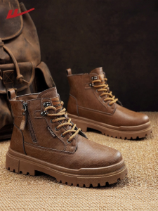 Warrior | Spring New Design British Style High Ankle Thick Soled Boots