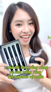 Máy Làm Trắng Răng S5 SMILEKIT - Máy Tẩy Trắng Răng Không Ê Buốt - Kit Làm Trắng Răng - Giúp Răng Chắc Khỏe