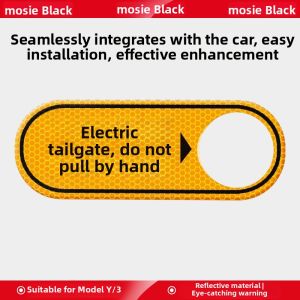 DIBOCHEPIN | Tesla Model Suitable Warning Sticker