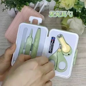 【COD&Local】4Pcs/5Pcs Baby Nail Clipper Sets Adorable Fingernail Toenail Healthcare Grooming Kit