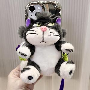 Detachable Multifunctional Cartoon Dog Plush Phone Strap