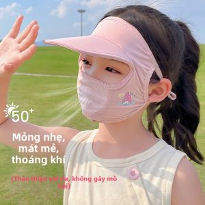 HUAZINIAO | Sunscreen Face Mask for Children Breathable Full-face Cover