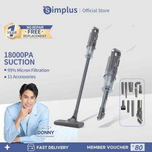Simplus Wireless Vacuum Cleaner for Home Handheld Vacuum Strong Suction Lightweight With Filter