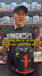 [Tặng Bình Lắc Shaker] Tăng Cơ Rule 1 Protein Isolate/Hydrolysate 5lbs