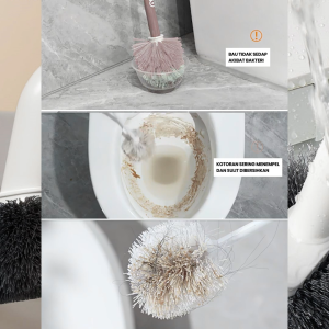 ECOCO Toilet Brush S-Type - Sikat Toilet S-Tipe Sikat WC Model S Sikat Kamar Mandi S-Line Sikat Premium S-Tipe Sikat Tipe S