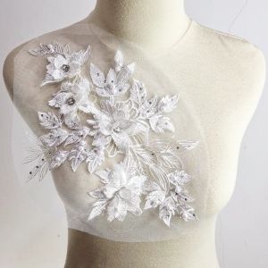 lace bordir bunga 3d import 进口刺绣花边