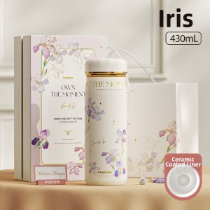 Vanow | Aesthetic Ceramic Lined Thermos for Women Teachers Day Gift