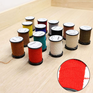 20M/Spool Standard Bug Chenille a Spiny Fuzzy Fly Tying Material for Nymph Leeches Worm Bodies Rib Abdomen Trout Fishing Lure