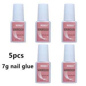 1pcs 5pcs 7g Super Strong Nail Glue For False Nail Tips Acrylic NailsPress On NailsFake Nails Art Decoration Lasting Adhesion