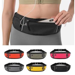 Professional Running Waist Bag Sports Belt Pouch Mobile Phone Large Capacity Soft Shell Vintage Style Travel Bag for Youth