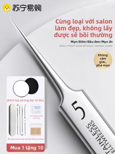 Bàn Tay Siêu Nhỏ Siêu Chính Xác Để Loại Bỏ Mụn Nhọt Với Ống Kính Phóng Đại Và Kim Tiệt Trùng Để Làm Sạch Da Mặt