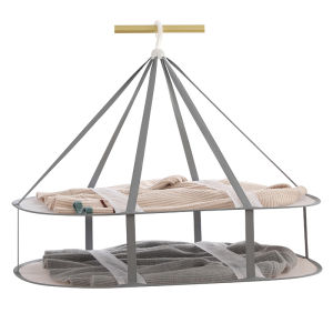 Wash Drying Rack Flat Layout Wool Sweater Special Laundry Hamper Socks Drying Tool Polyester Material Nordic Style Basket