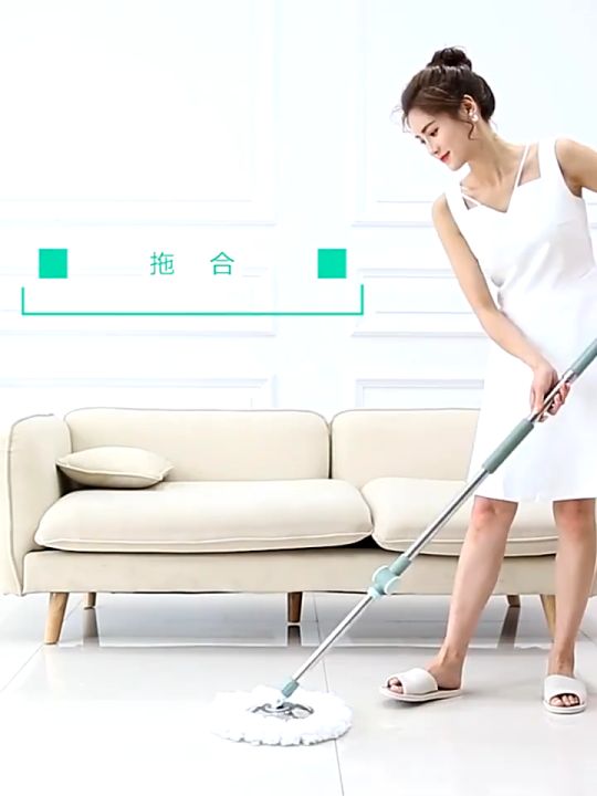 Spin Mop And Bucket Set Durable Stainless Steel  Spin Rinse Dry Easy To Use With Wheels 360 Cleaning Tools Mop
