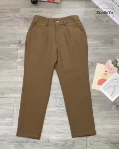 Quần baggy công sở nữ chất vải tuyết mưa quần tây cạp cao bigsize đến 75kg- mã 333C