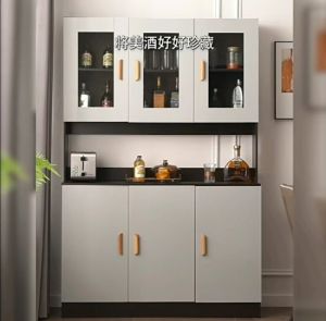 ตู้ครัว 90/100cm แข็งแรง ตู้เก็บของ 90/100cm แข็งแรง ทนทาน ครัวตู้กับข้าวพร้อมประตูตู้ ตู้วางของในครัว ตู้ครัว ครัวตู้เก็บของ