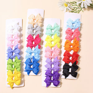 2Pcs Jepit Rambut Pita Anak Lucu Jepitan Rambut Fashion Jepitan Ribbon Hair Pin Gaya Korea Kids Import Murah