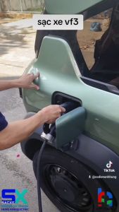 Ổ cắm tiếp địa sạc xe VINFAST VF3 VF5 phiên bản 1.3 - sử dụng phích cắm 3 chân TYPE B