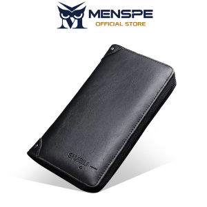 MENSPE Men’s Long Wallet Retro Wallet Fashion Handheld Wallet Coin Wallets Soft Leather Wallet Multi-Card Position ID Credit Cards Holders Coin Bag Leisure Business Wallets