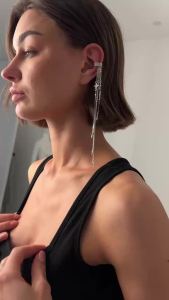 Ingemark | Ingemark Personalized Star Long Tassel Clips Earrings for Women New Fashion Ear Cuff Non Piercing Earrings Jewelry Accessories