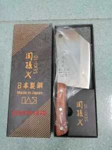 Dao chặt xương Nhật Bản cán gỗ. Nặng 0.9kg thép dày 5li