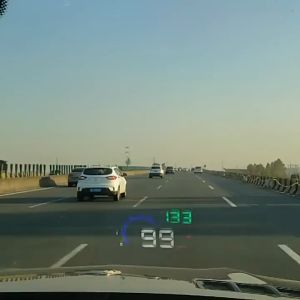 Màn hình hiển thị tốc độ đồng hồ hắt kính lái cảnh báo thông minh 4 trạm HUD-D3000