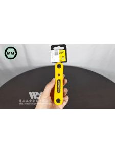 STANLEY Original 7Pcs MM Size Folding Hex Key Met Size Heavy Duty 69-261-22 / Allen Key Set