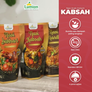 #6 Lumion Nasi Kabsah Instan Siap Masak Arab 350g Kebuli Biryani Mandhee Komplit