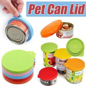 Silicone Pet Food Can Cover: Portable & Reusable Pet Dog Cat Wet Food Preservation Storage Top Cap