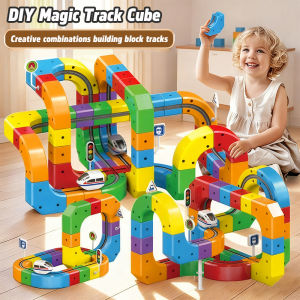 81PCS Electric Magical Track Train Gravity-Defying 3D Flexible Building Toy Race Tracks For Toddlers STEM Educational Toys Gift