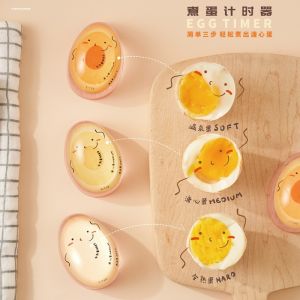 Creative Kitchen Egg Cooker Timer Summer Fat Reduction Soft Boiled Egg Observer Reminder Tool for Cooking Utensils