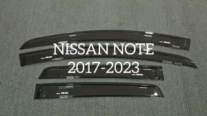 กันสาด คิ้วกันสาด คิ้วประตู คิ้ว ดำทึบ นิสสัน โน๊ต NISSAN NOTE 20217 2018 2019 2020 2021 2022 2023 2024 ใส่ร่วมกันได้ RI