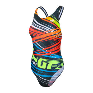Yingfa Kids Swimsuit Girls Triangular Sports Competition Training One-Piece Swimsuit Polyester Fiber Nylon Lycra Fiber