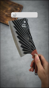 Pisau Koki Cina Clever Knife Pisau dapur serbaguna Stainless Steel cincang geprek bumbu