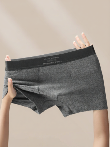 Yuzhaolin | Cotton Men Moisture-Proof Underwear Boxer Shorts