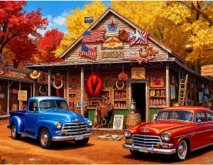 500/1000/1200/2000PCS Jigsaw Puzzle Restore Pure Environment Nature Farm Art Theme for Adults Family Fun Gift