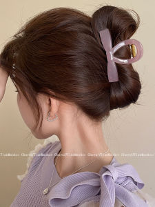 Jelly Pink Barrettes Female New Arrival Elegant Fancy Updo Hair Claw Minimalist Fashion Shark Clip Niche Style Medium Size