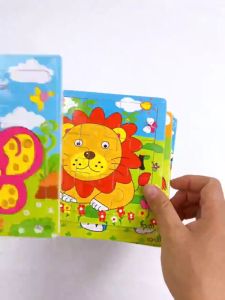 Combo 10 tranh ghép hình cho bé - Đồ chơi gỗ an toàn cho bé