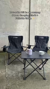 Sunday Outdoor Folding Chair Portable Table 3pcs Set (2 CHAIRS+1 TABLE)For Picnic/Beach